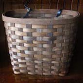 Brown wicker basket